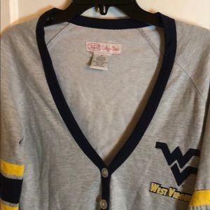 E5 college classics WV Mountaineers Varsity Cardigan Men’s Small